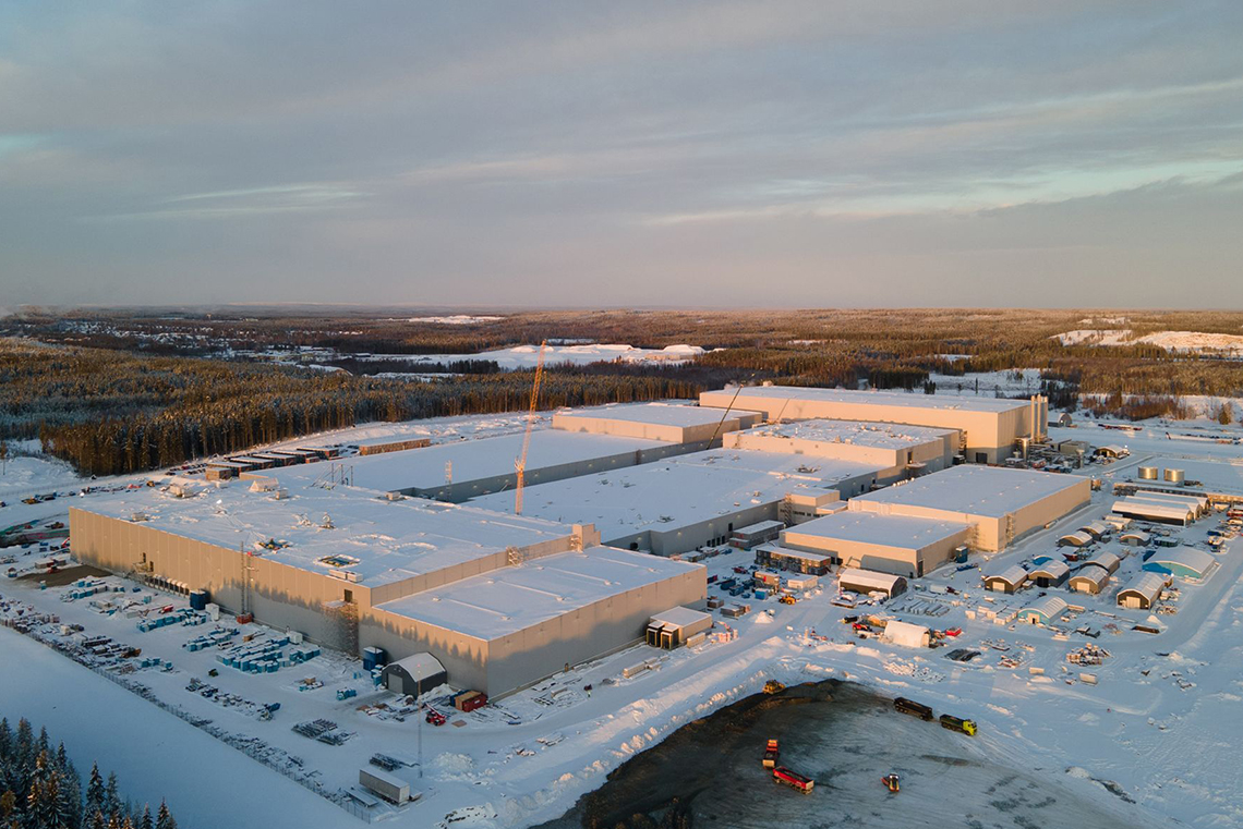 Northvolt bygger Europas största batterifabrik utanför Skellefteå