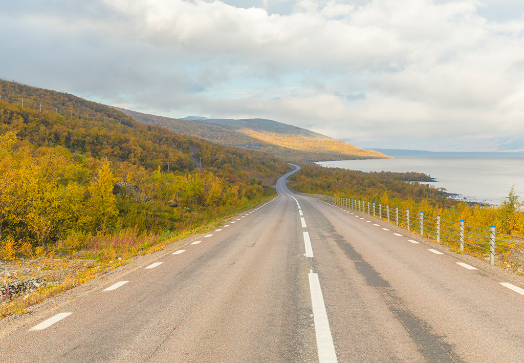 Landsväg i Kiruna