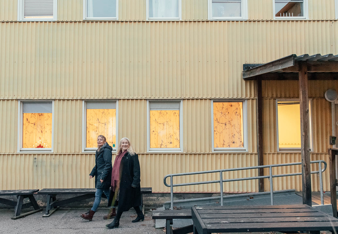 Sanna Lejon och Helena Wallin Håkansson vill göra bra reklam för Norrtälje som arbetsplats.