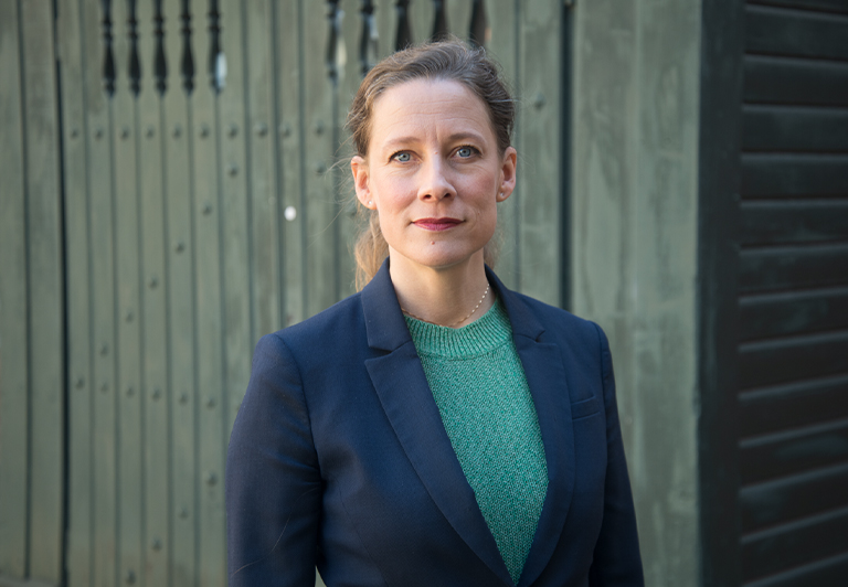 Lisen Schultz, forskare vid Stockholm Resilience Centre och ansvarig för fackens hållbarhetsutbildning.