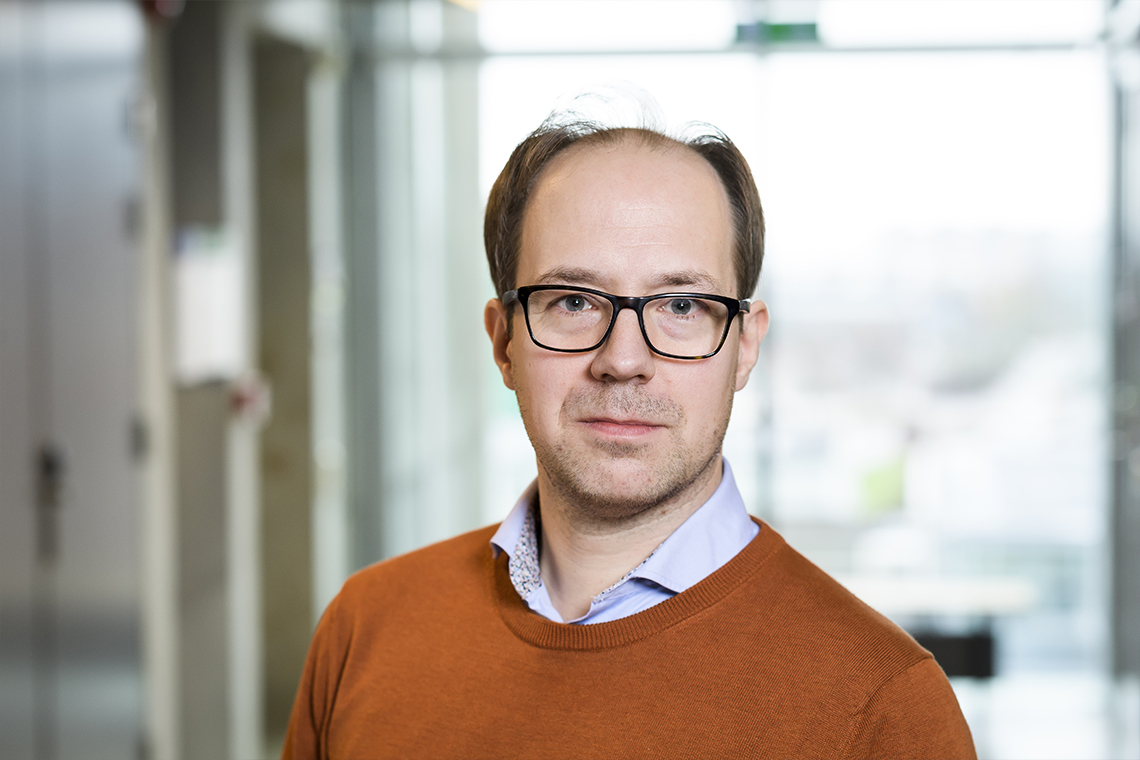 Christofer Rydenfält, universitetslektor i arbetsmiljöteknik på institutionen för designvetenskaper vid Lunds tekniska högskola.